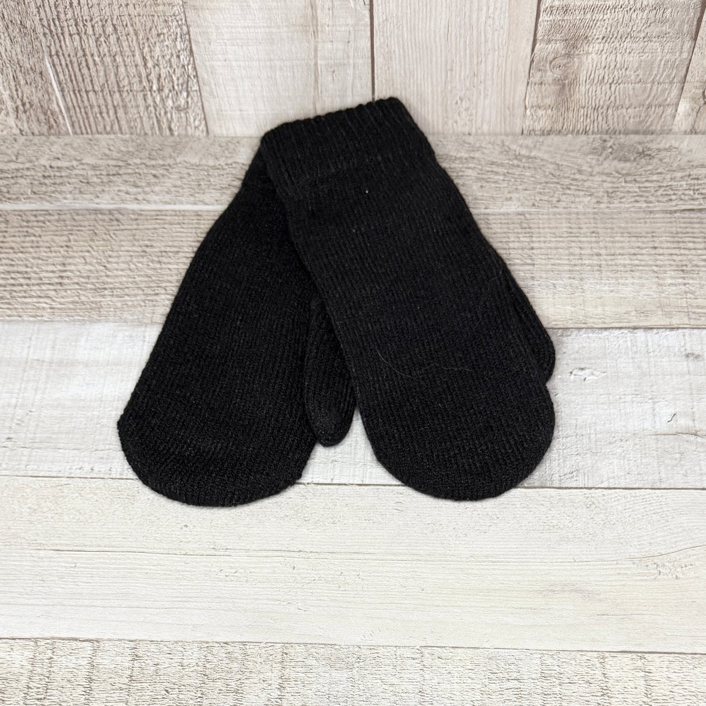 Mitaine tricot en laine et acrylique