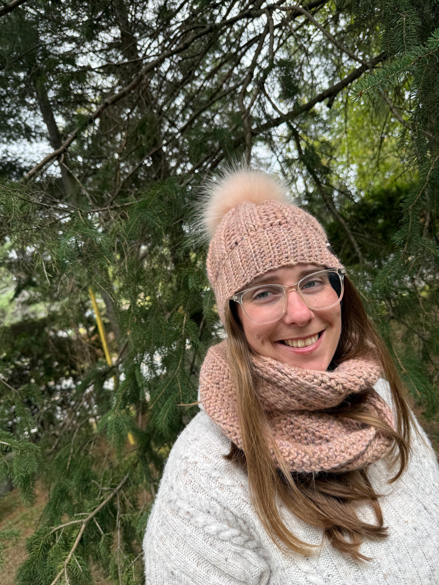 Alpaca and Wool Hat and Scarf Set