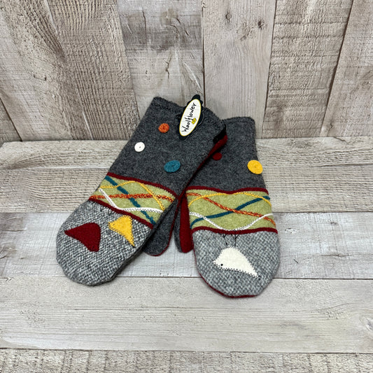 Mitaines en laine bouillie - Woolflower