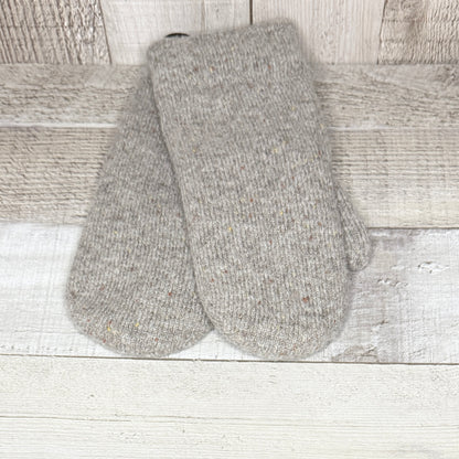 Mitaine tricot en laine et acrylique