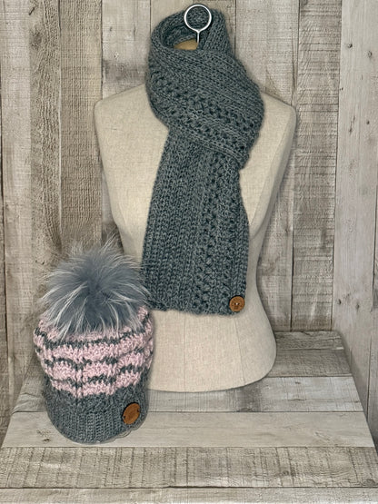 Apalga and Acrylic Hats and Scarves Set