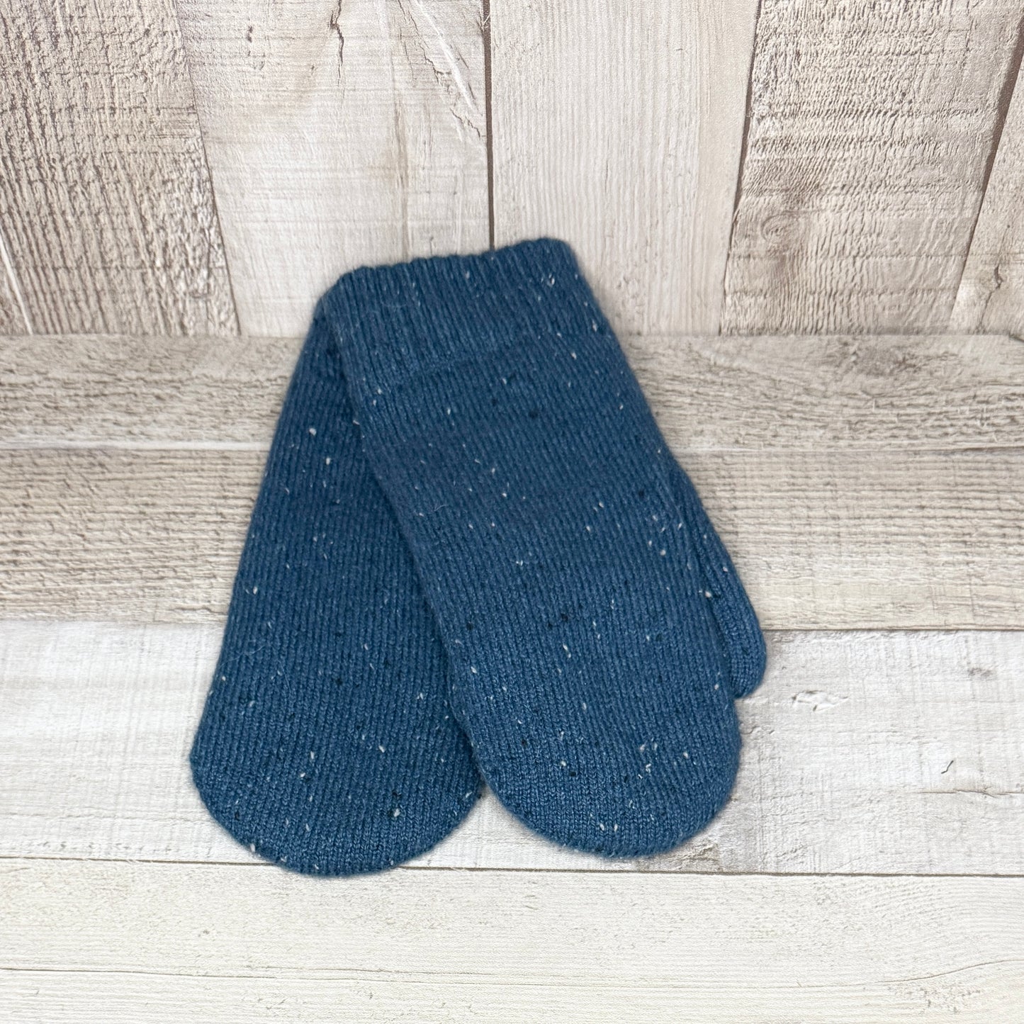 Mitaine tricot en laine et acrylique