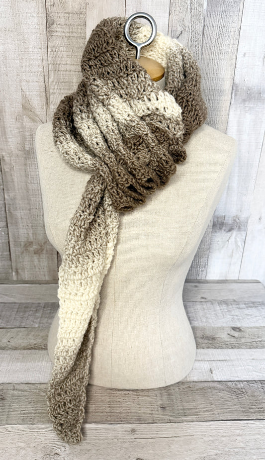 Écharpe en Laine et Acrylique