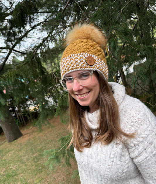 Alpaca and Acrylic Beanies