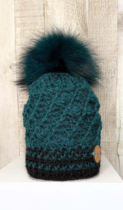 Alpaca and Acrylic Beanies