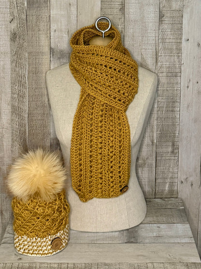 Apalga and Acrylic Hats and Scarves Set