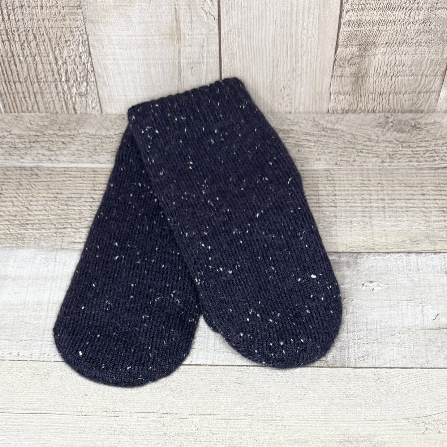 Mitaine tricot en laine et acrylique