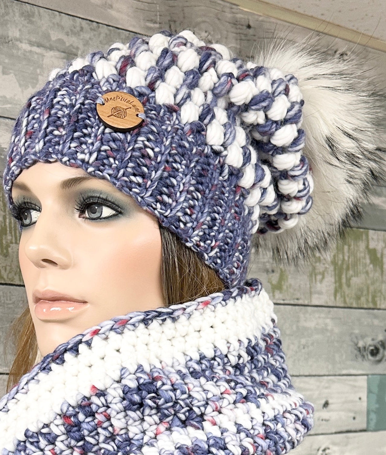 Ensemble tuques et écharpes Slouchy